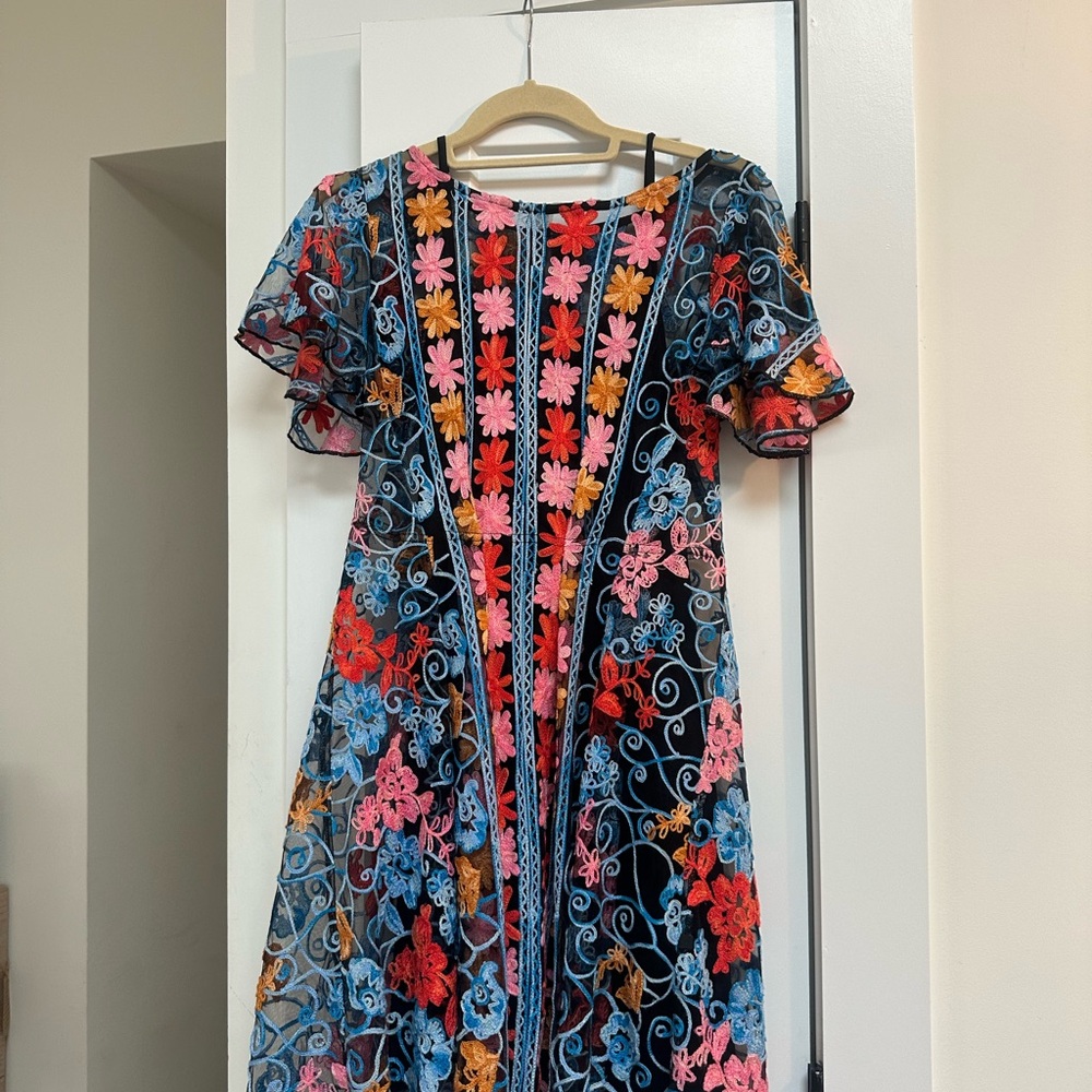 Floral Embroidered Dress Eva Franco